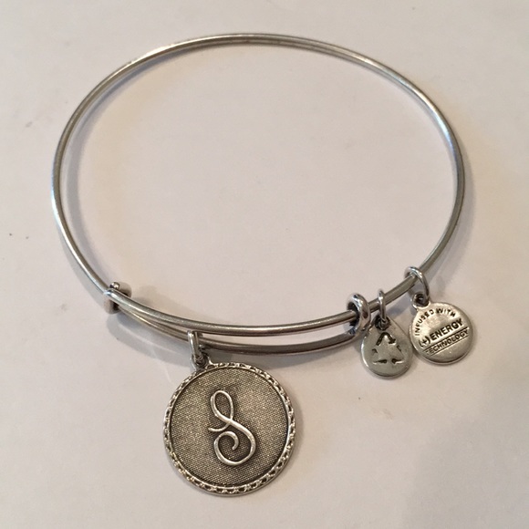 Alex and Ani Jewelry - Alex & Ani “S” Initial Silver Tone